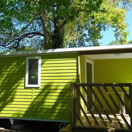 キャンプ場 Mobil-home Pour 4 Pers Avec Terrasse - Api-1-52-739